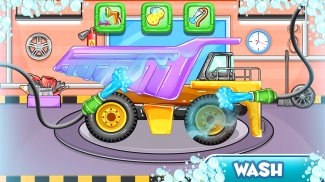 Truck Wash Games Kids Car Wash screenshot 2