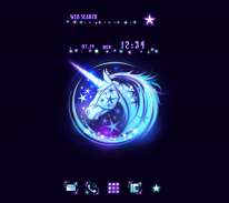 Fantasy Wallpaper Unicorn Emblem Theme screenshot 0
