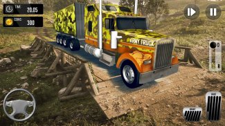 军队 卡车 驾驶 3D 模拟器 越野 货物 义务 screenshot 3