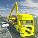 Dangerous Roads Trucker Icon