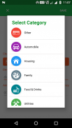 Monthly Expense Manager screenshot 2