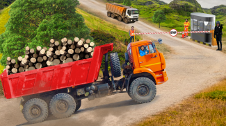 Uphill Logging Truck Simulator screenshot 3