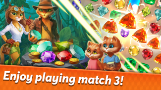 Indy Cat 2: Match 3 game screenshot 4