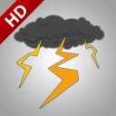 Simulador tormenta eléctrica Icon