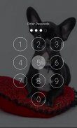 Cute Puppy Lock Screen Cute Puppy Pattern Passcode screenshot 1