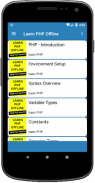 Learn PHP Offline screenshot 0
