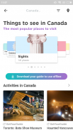 Canada Travel Guide in English with map screenshot 1