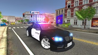 Carro de polícia real dirigindo v2 screenshot 4