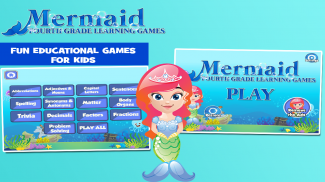 Mermaid's Fourth Grade Games screenshot 4