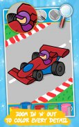 खेल कारें रंग: बच्चों का खेल screenshot 5