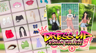 Fashion College BFF Dress Up screenshot 0