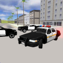 piloto de coches de policía 3D Icon