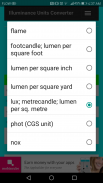 Illuminance Units Converter screenshot 1