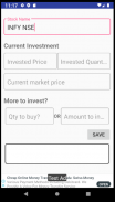 Stock price average calculator screenshot 3