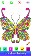 Butterfly Paint by Number Book - Animals Coloring screenshot 3