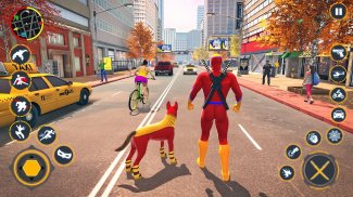 Miami Spider Rope Hero Games screenshot 1