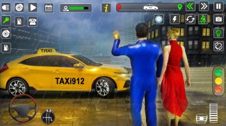 Taxi Conductor Manejo Juegos screenshot 2