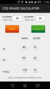 CCE Grade Calculator screenshot 2