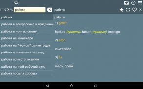 Russian Italian Dictionary screenshot 9