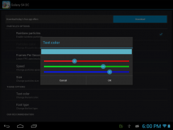Galaxy S4 - Digital Clock LWP screenshot 2