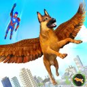 Flying Super Dog Hero City Animal Rescue