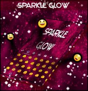 Sparkle Glow Keyboard Theme screenshot 2