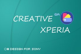 GALAXY XPERIA Theme | JUST CYAN 🎨Design For SONY screenshot 3