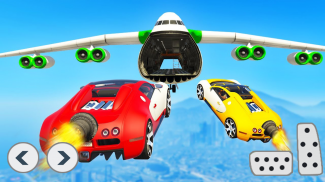 Superhero Car Stunts Racing screenshot 0