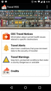 Travel RSS: News & Alerts screenshot 0
