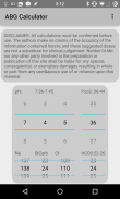 ABG Calculator: Blood Gas App screenshot 1