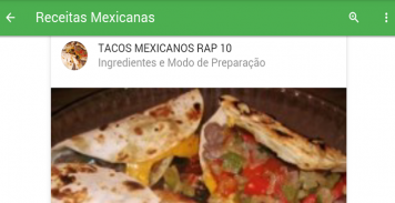 Receitas Mexicanas screenshot 4