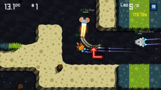 Rocket Swipe Race Free screenshot 5