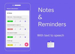 Notepad notes with reminder (Play notes loudly) screenshot 0