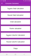 Concrete Calculator - Cement,Sand,Aggregate,Cost screenshot 2