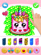 Cupcake para colorear para niños screenshot 0