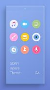 COLOR™ Theme | BLUE - Xperia screenshot 0