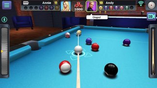 3D billiard screenshot 0