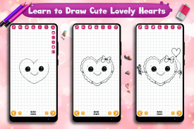 Learn to Draw Lovely Hearts screenshot 6