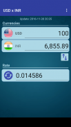 USD x INR screenshot 1