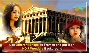 7 Wonder Photo Frame : Wonders Of The World Editor screenshot 3