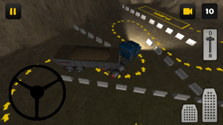 Sand Transport Truck 3D: Night screenshot 2