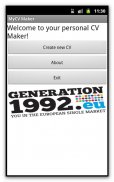 MyCV Maker screenshot 1