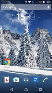 Christmas Snow Live Wallpaper screenshot 1