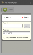 My Passwords screenshot 2
