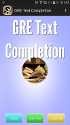 GRE Text Completion screenshot 2