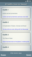 40 hadiths (An-Nawawi) screenshot 1