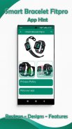 Smart Bracelet Fitpro App Hint screenshot 1