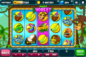 Crazy Monkey Free Slot Machine screenshot 0