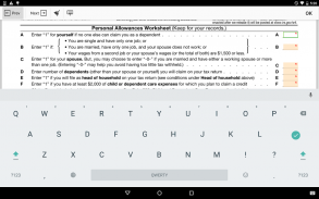 W-4 PDF tax Form for IRS screenshot 1