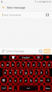 Neon Merah Keyboard screenshot 0